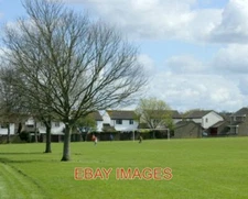 PHOTO  2009 MANOR ROAD PLAYING FIELD KEYNSHAM THE HOUSES ON THE FAR SIDE OF THE