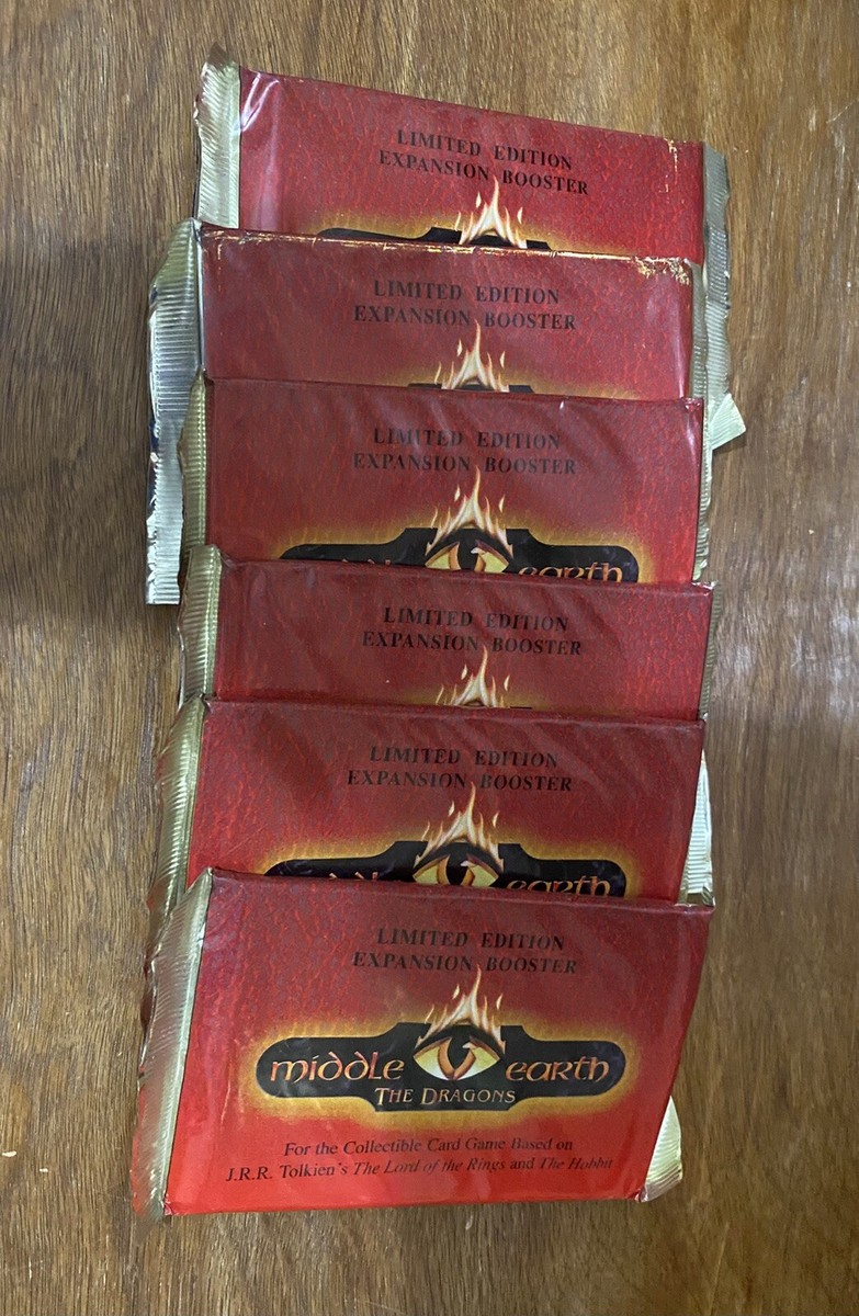 MECCG The Dragons x5 15-card Booster Packs Sealed ICE ST 3020