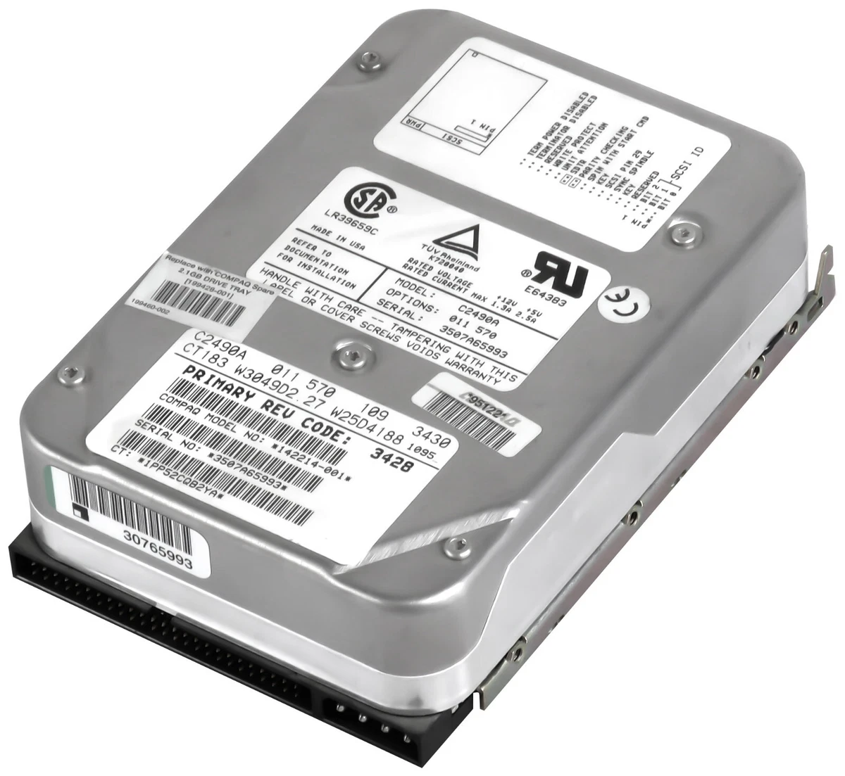 SCSI - 1 Internal Hard Disk Drives 5400 RPM Rotation Speed for