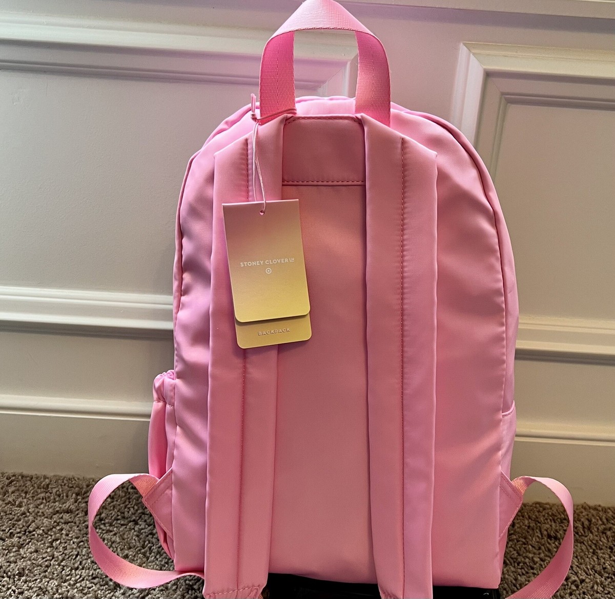 Bnwt Stoney Clover Lane x Target Backpack in Pink Stoney Clover Lane + Target Collab Pink Satin | Mercari main image 2