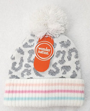 Wonder Nation Toddler Girls Cheetah Hat and Mitten Set - NEW  Tag