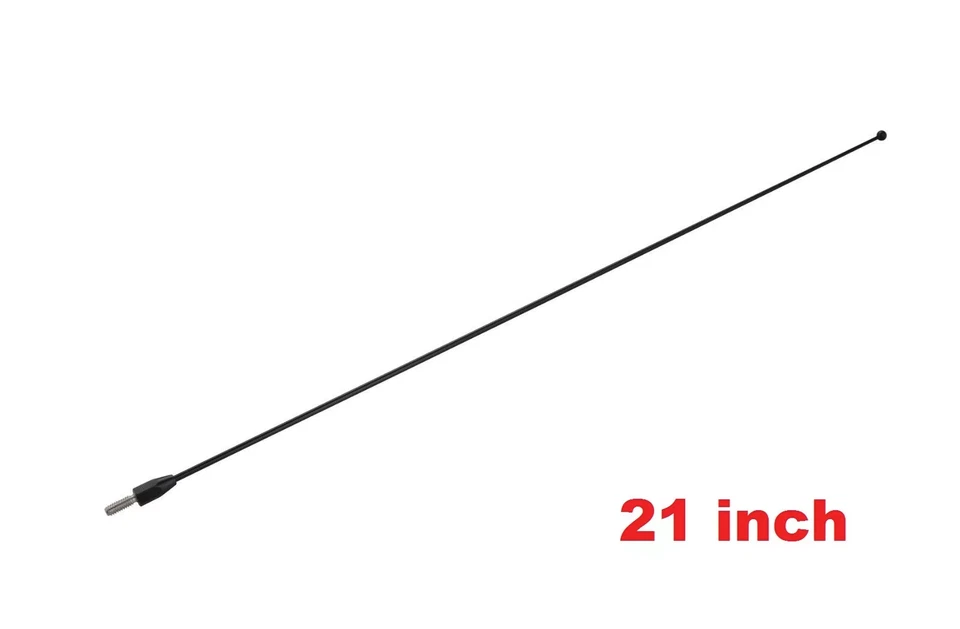 21" inch Black Stainless Antenna Mast Radio AM/FM for Nissan Frontier 1998-2023 - Image 2 of 4