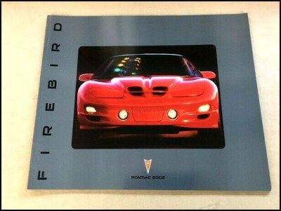 2002 Pontiac Firebird and TransAm 34-page Car Sales Brochure Catalog - Ram Air