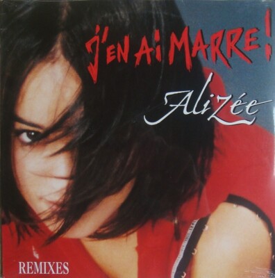 Alizée '' Ich habe es satt: Remixe '' Maxi 45 Runden ROT - neu im Blister