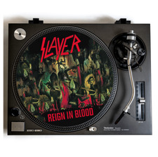 SLAYER Turntable Slipmat for Vinyl Records 12 DJ Slip Mat Thrash Metal vinyls