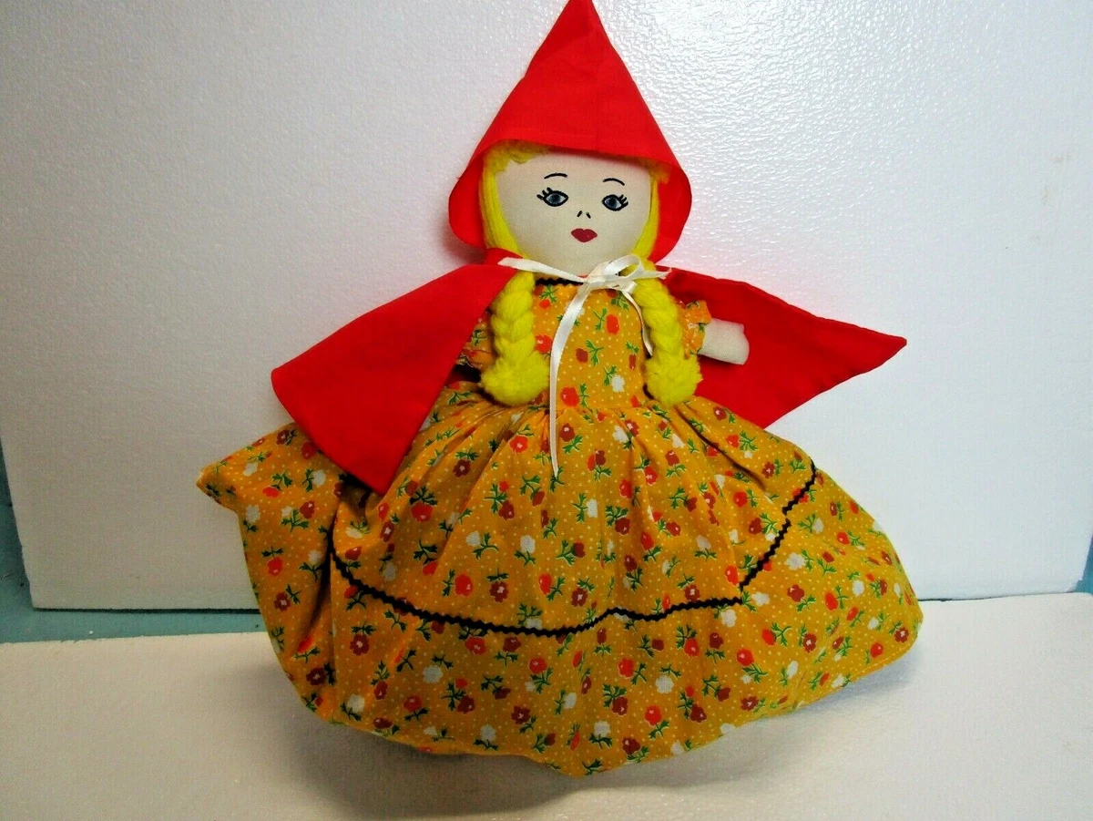 Little Red Riding Hood Grandmother The Wolf 3 in 1 Topsy Turvy Doll Vintage