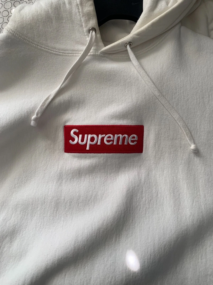 supreme box logo hoodie red