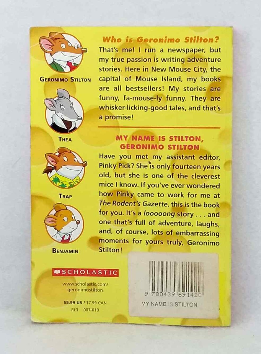 1st edition My Name is Stilton, Geronimo Stilton first printing