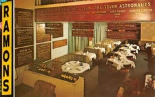 Cocoa Beach Florida Ramon's Restaurant, Chrome, Vintage Postcard U17644