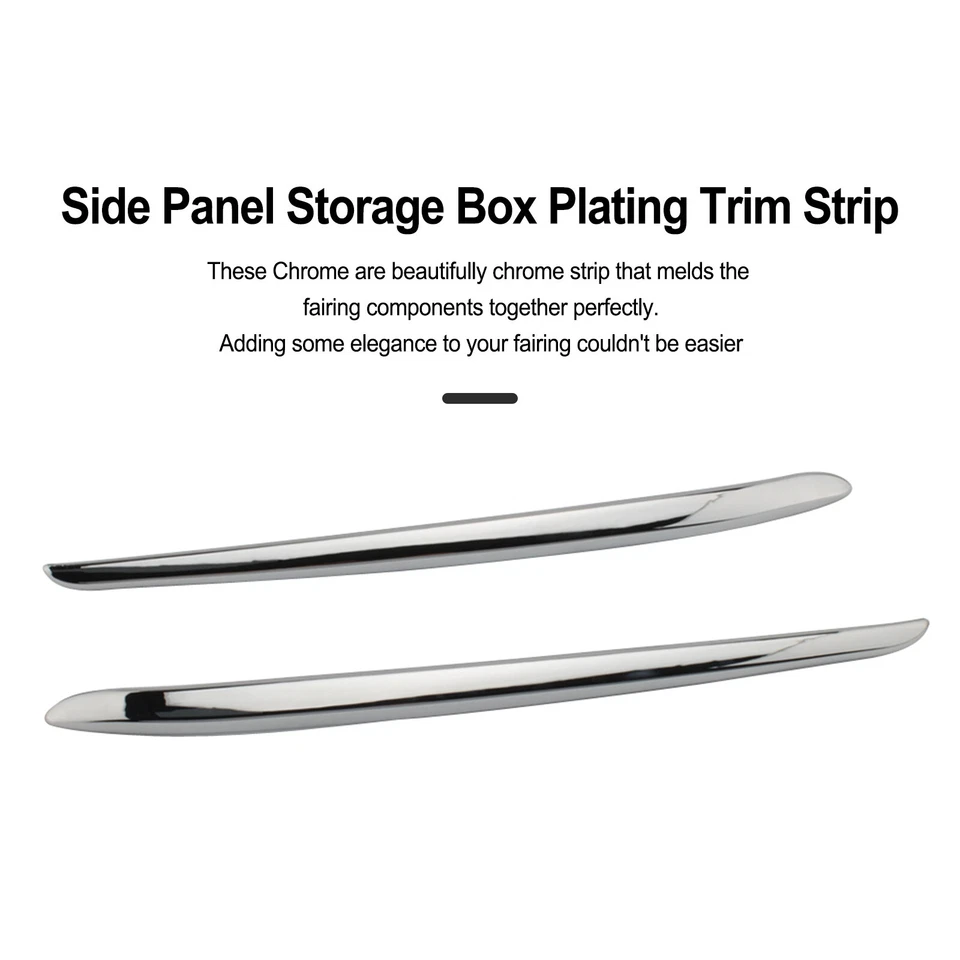 Chrome Side Panel Storage Box Plating Trim Strip For BMW K1600GTL 2011-2018 2017 - Изображение 2 из 4