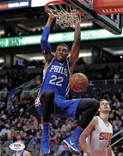 RICHAUN HOLMES signed 8x10 photo PSA/DNA Philadelphia 76ers Autographed
