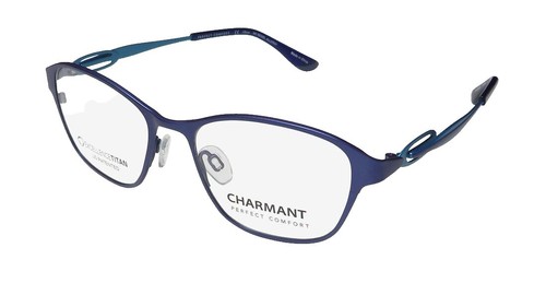 Vintage Charmant Eyeglasses Frame Clear/Blue Tone 4620N CP 