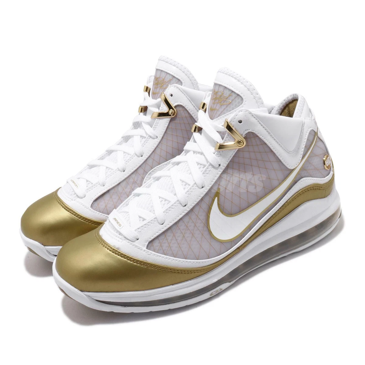 Nike LeBron 7 VII China Moon White Gold James Mens Basketball Shoes CU5646-100