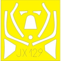 MW22 Eduard JX129 Spitfire Mk.Xvie 1/32 Mask For Tamiya