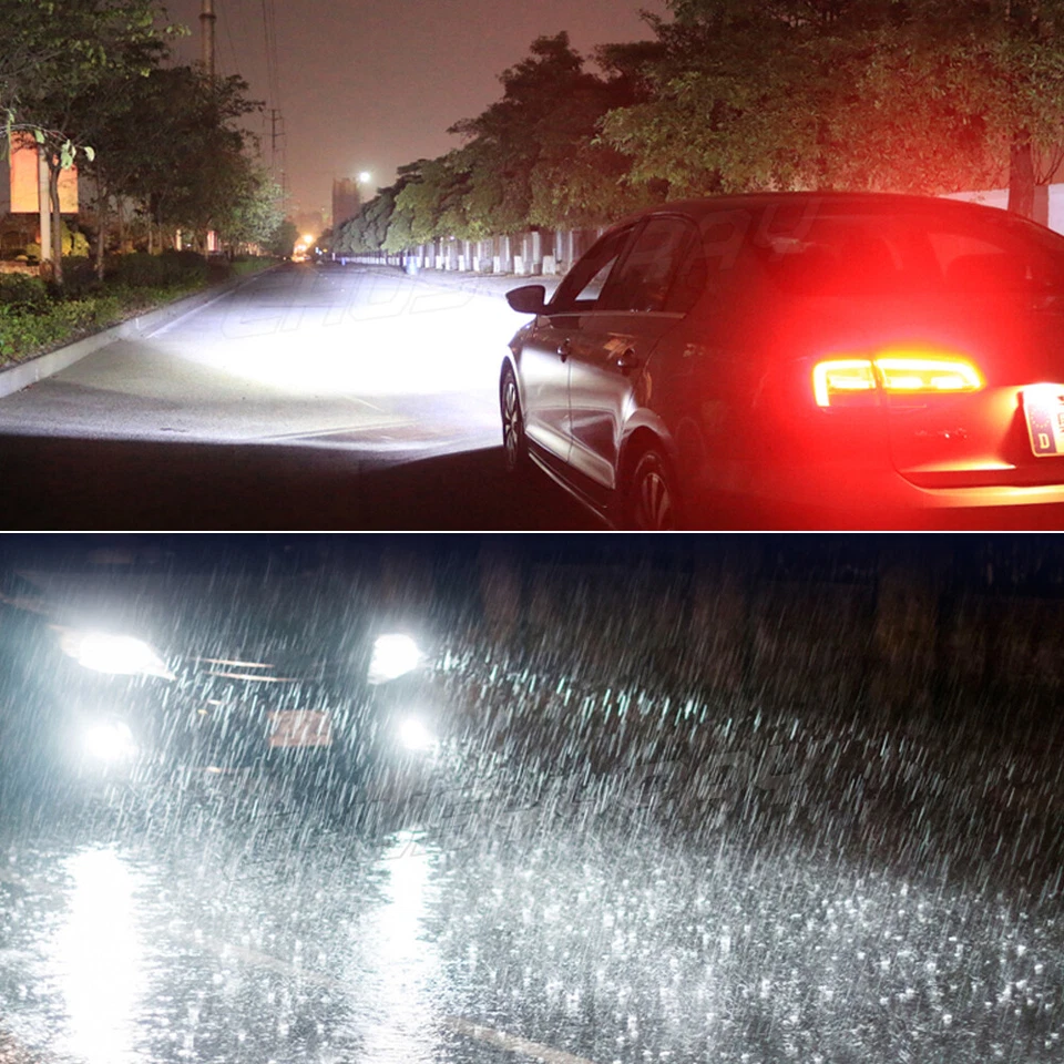 For Jaguar X-Type 2004 2005 2006-2008 LED HID Headlights+Fog Light bulbs Kit - Image 3 of 4