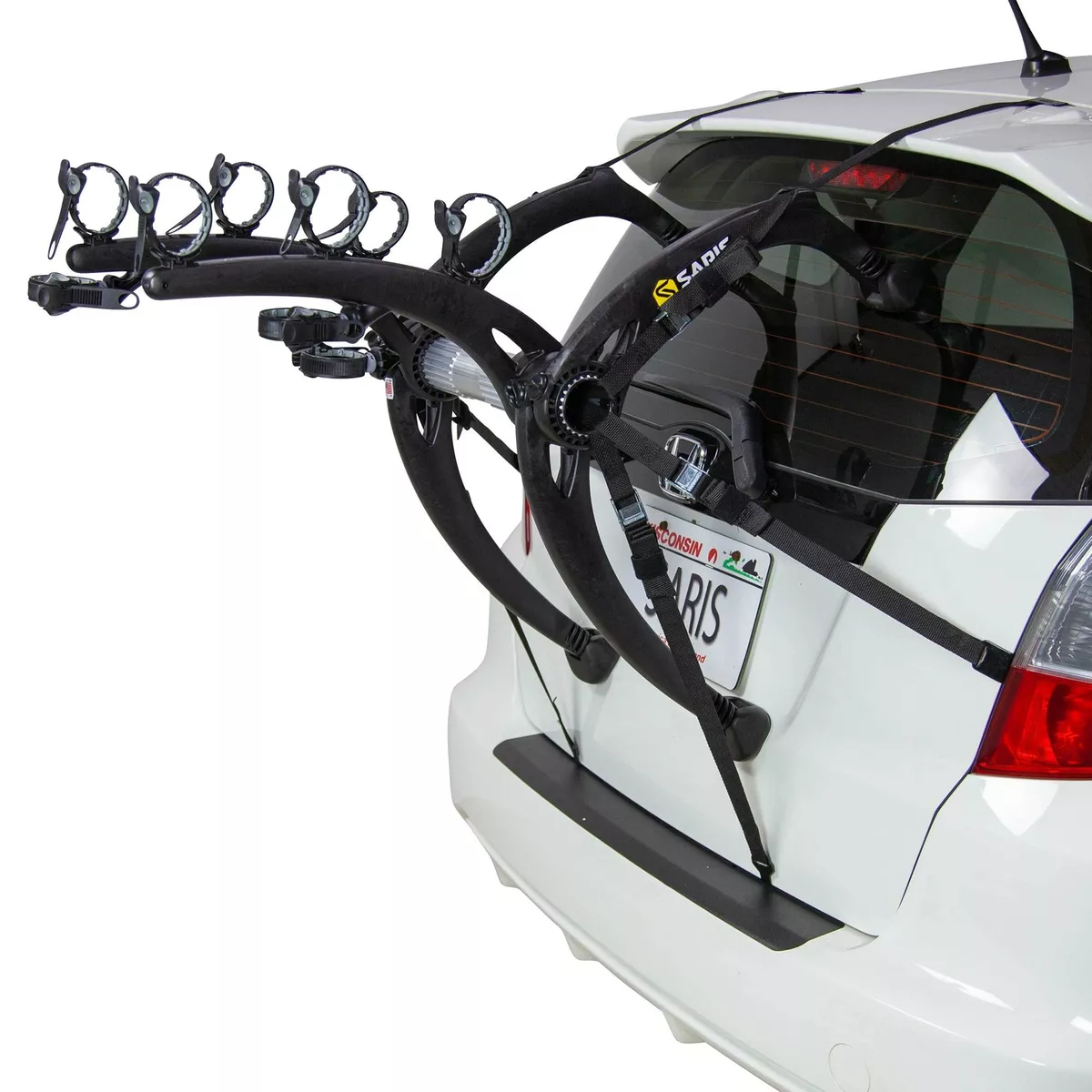 New Saris Bones EX 3 Bike Rear Carrier Cycle Rack Travel Car Holder Boot Hatch