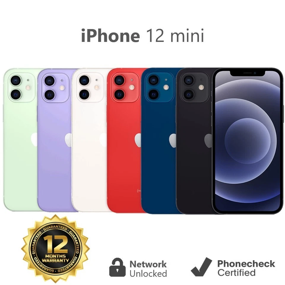 Apple iPhone 12 mini - 64 GB | 128GB | 256GB - (Unlocked) Smartphone
