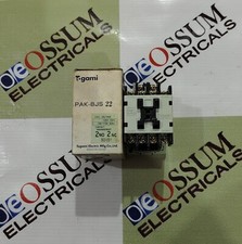 TOGAMI ELECTRIC PAK-8JS 22 AUXILIRY CONTACTOR 2NO 2NC VOLTAGE 110VAC FAST SHIP