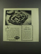 1945 Herb-Ox Bouillon Ad - Savory Lamb Loaf