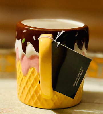 Market Square 17oz Ceramic Ice Cream Mug | eBay