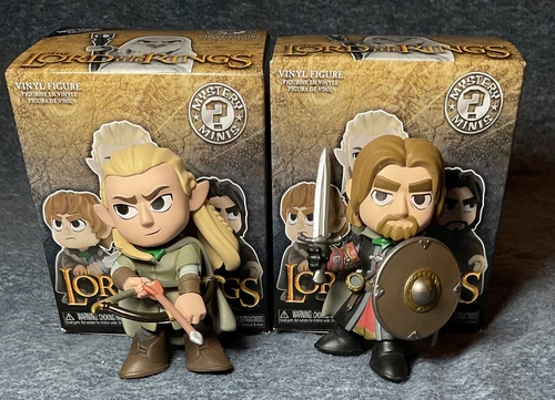 Lot Of 2 FUNKO Lord Of The Rings Mystery Mini -  Legolas & Boromir