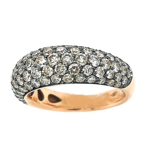 Valor Anillo de Brillantes Total 2,55 Quilates Fancy Color / Vs 750 Oro Rosa - Imagen 2 de 4