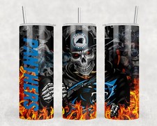 Panthers Skull 20 oz Tumbler
