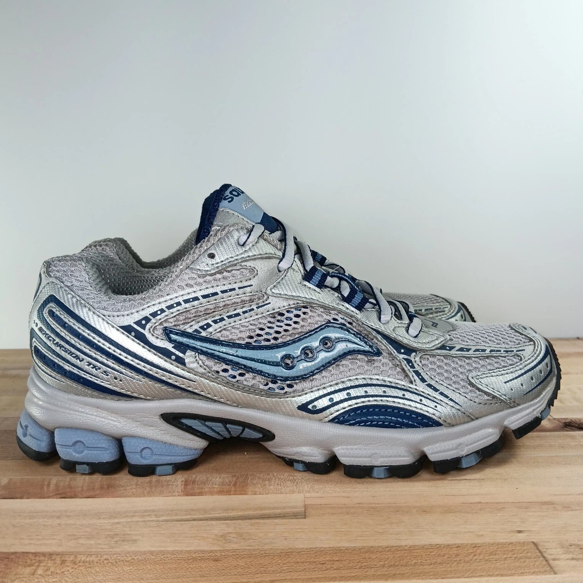 Saucony Excursion TR5 Trail Running Shoes Gray Blue - Womens Size
