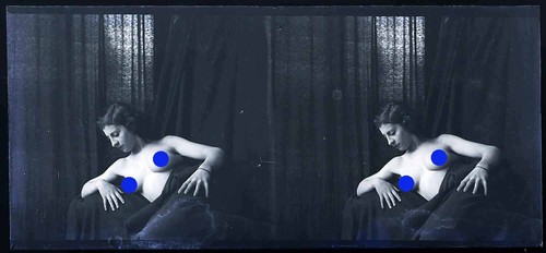 photo NEGATIF verre NU EROTIQUE c. 1920 / 6 x 13 cm / risque sexy nude 47 - Picture 3 of 3