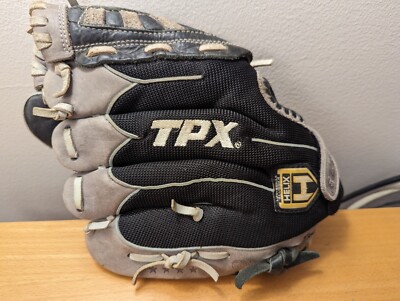 TPX Louisville Slugger Youth Black Baseball Glove Helix Right Hand