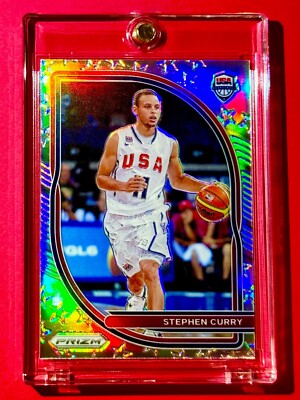2020-21 Panini Prizm - USA Basketball Stephen Curry #10 Silver