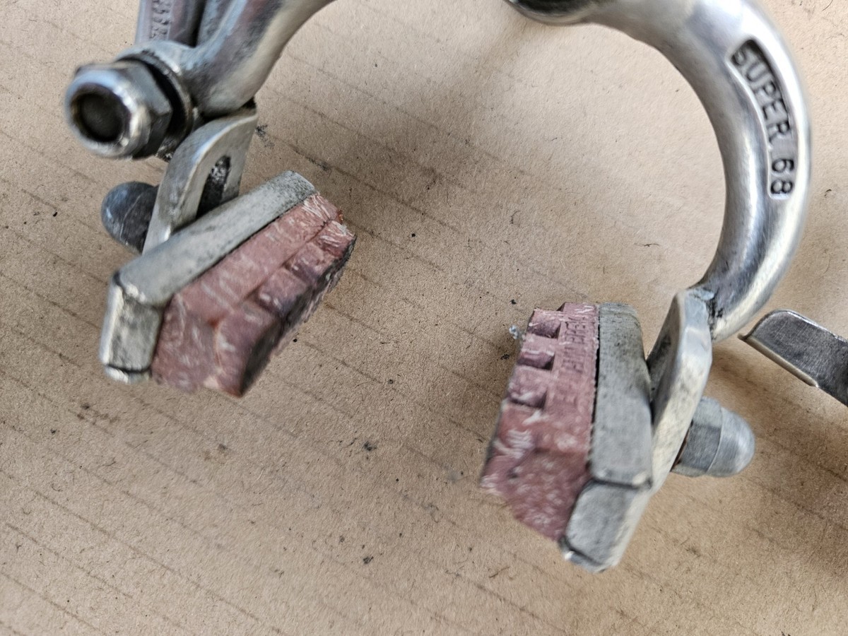 UNIVERSAL ユニバーサル キャリパー ブレーキ super 68 Vintage Universal Super 68 Road Bike Brake Calipers Quick