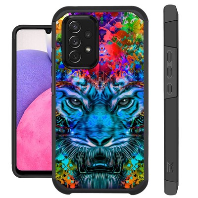 Fusion Cover For Samsung Galaxy A23 5G Hybrid Phone Case FANTASY TIGER BLUE