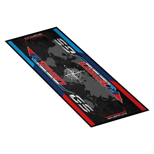 For BMW R 1250 GS Adv Motorcycle Garage Pit Bike Mat Floor Rug Parking Carpet - Picture 1 of 17