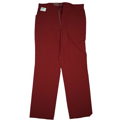 ALBERTO Tom Men Wander Trekking leichte Sommer Hose Gr.48 W33 L32 Bordeaux NEU.