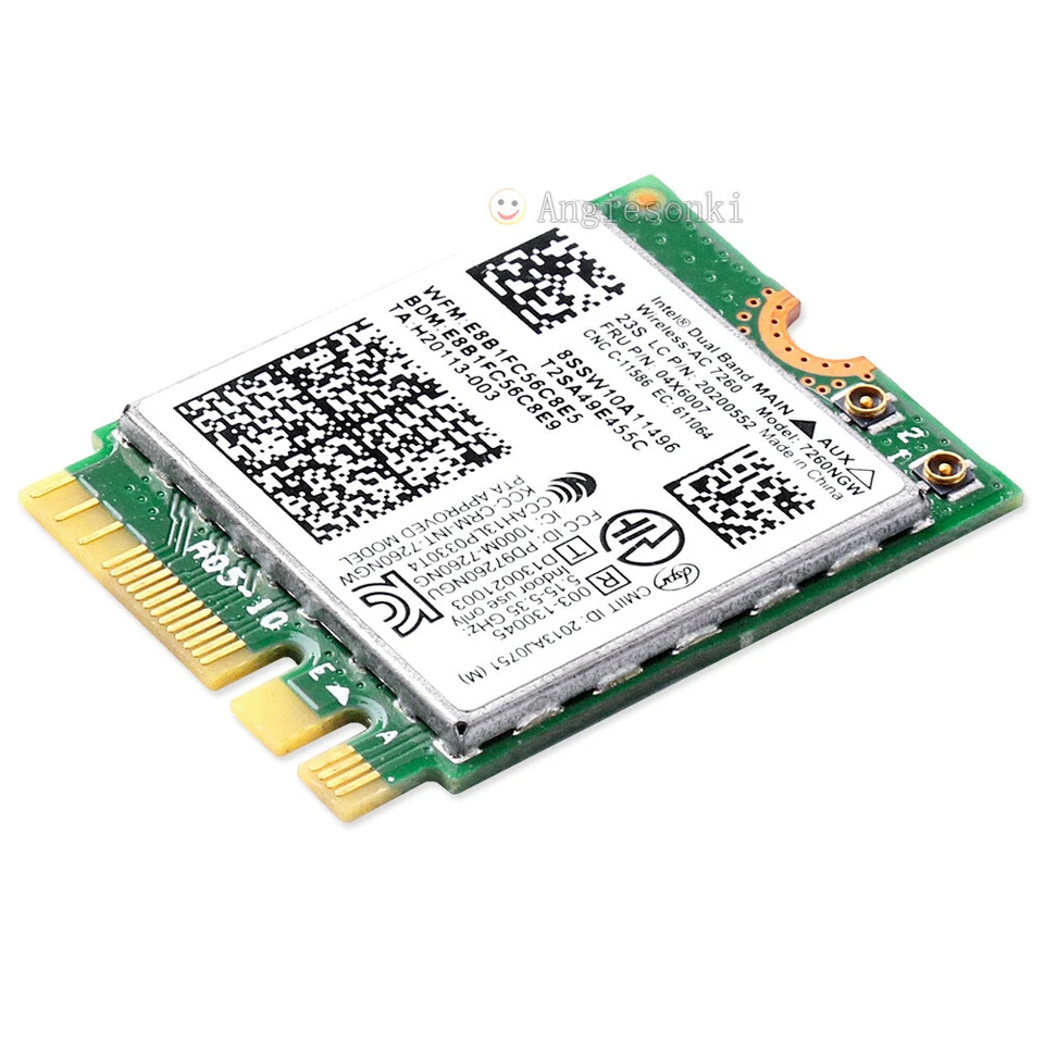Intel 7260NGW Dual Band Wireless-AC WLAN Card For THINKPAD T440 X240S X230S - Image 3 of 4