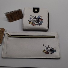 Moomin Colorful Slim Coin  Card Wallet 2-Pack Unused 9x19.5cm