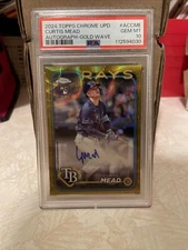 🔥 2024 Topps Chrome Update - Curtis Mead Gold Wave Auto /50 #AC-CME 🇦🇺🔥