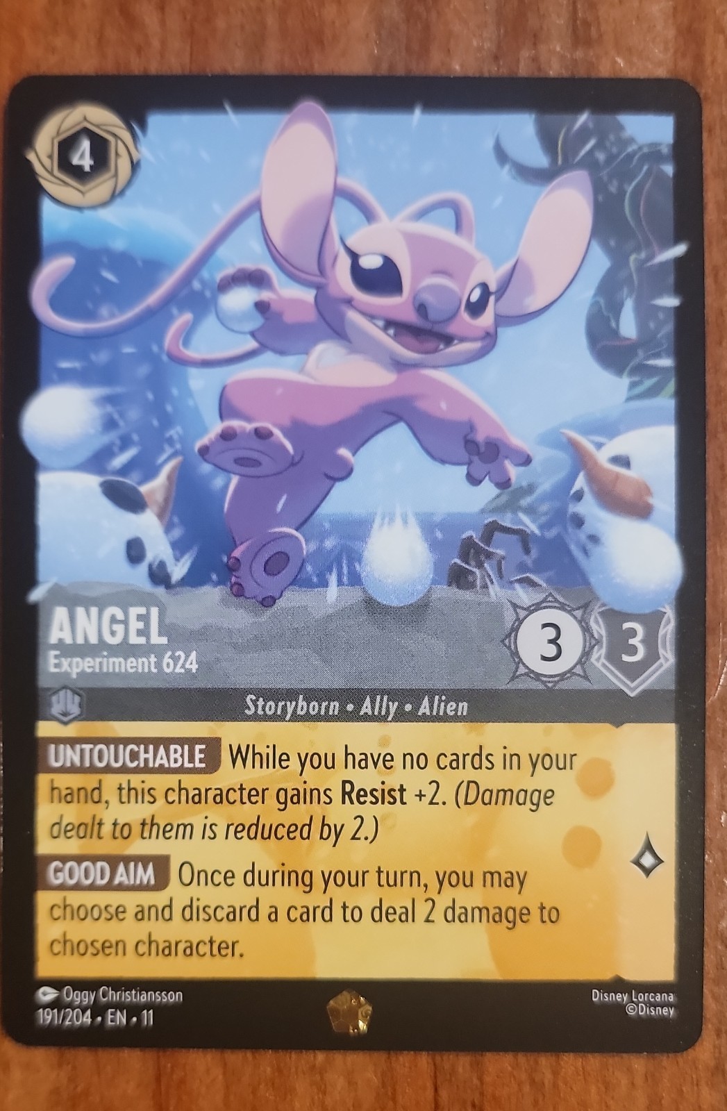 Angel - Experiment 624 191/204 Winterspell Regular