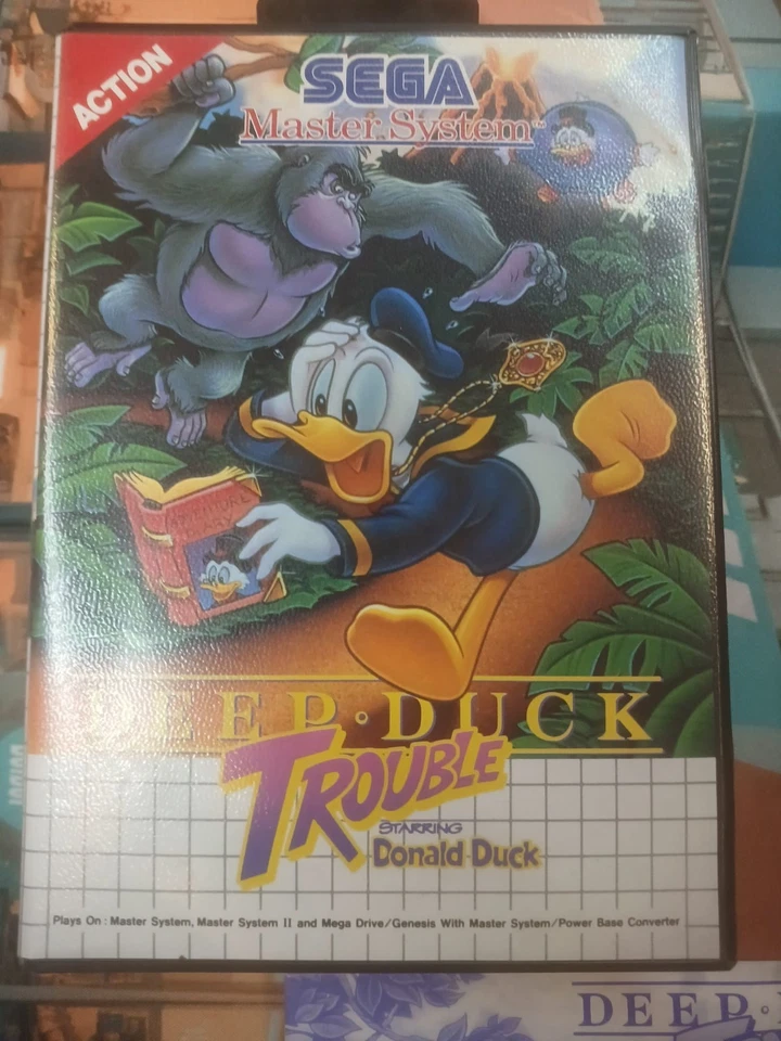 Deep Duck Trouble Donald Duck SEGA Master System gebraucht in OVP + Anleitung - Bild 4 von 4