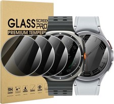 4-Pack Privacy Screen Protector for Samsung Galaxy Watch 6 Classic 47mm 9H Hardn