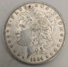 1884 Morgan Silver Dollar $1 - Philadelphia Mint