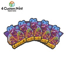 100pcs Food Mylar Foil Bags Smell Proof Resealable for Candy Snacks 3.5g