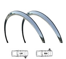 MERCEDES W169 A-Klasse Radlaufleisten hinten 2-tlg Chrom Set 2004-2012 L+R