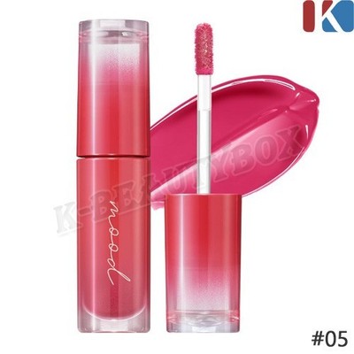 PERIPERA Ink Mood Glowy Tint 4g #05 Glossy Long-Lasting Lip Tint K-Beauty NEW