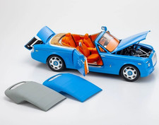 Kyosho 1/18 Rolls-Royce Phantom Drophead Coupe Blue Diecast Car Model 08871BL