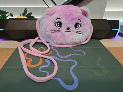 Cat Plush Cross-body Coin Purse