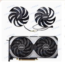 Graphics Card Fan PLD10010S12HH For MSI RTX4060 4060ti 4070 VENTUS 2X Parts