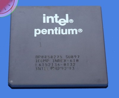 TESTED Processor Intel PENTIUM 75 MHz CPU Working! SU097 SOCKET 5 / 7