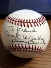 ROBIN ROBERTS 4 SIGNED AUTOGRAPHED ONL BASEBALL!  Phillies!  HOF!
